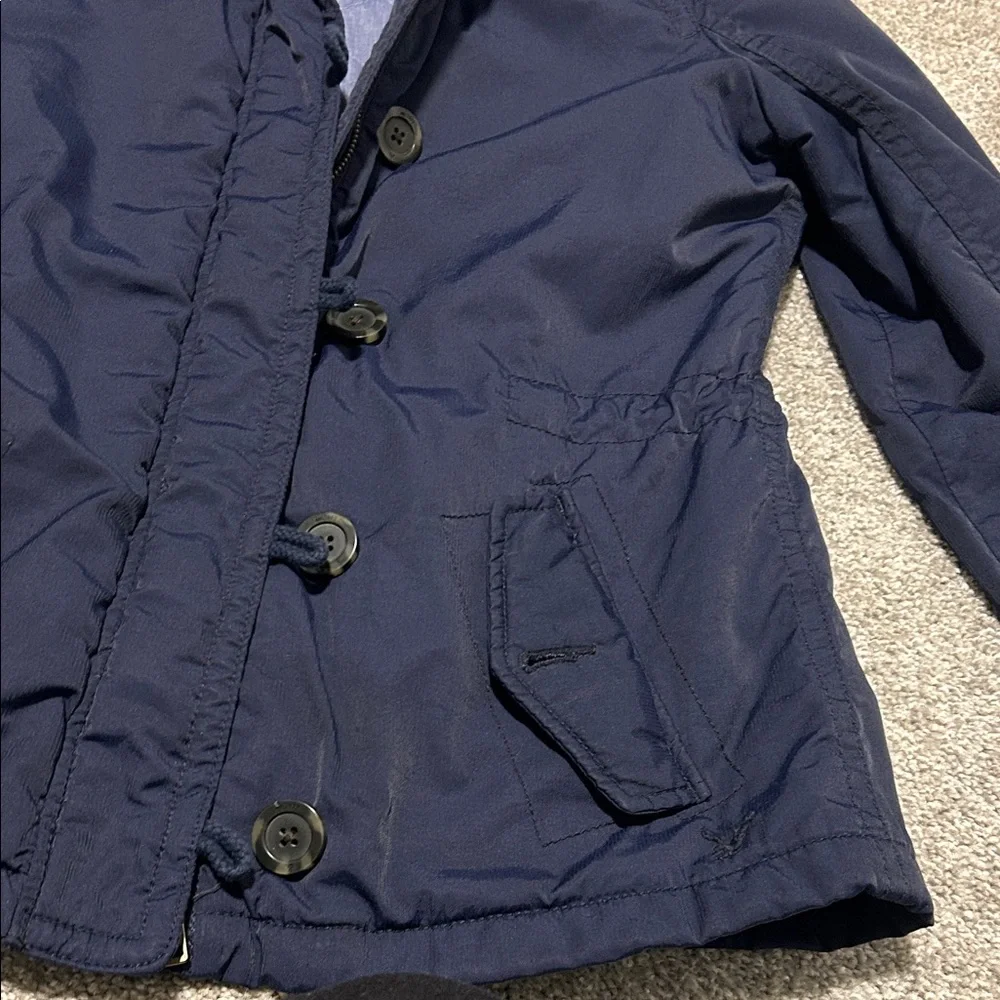 American Eagle Outfitters Navy Blue Quilted Jacket - Picture 5 of 6